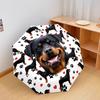 1 PC Automatic Folding Umbrella - Cute Pet Puppy Pattern, Portable & Foldable Design with 8 Ribs, Christmas Birthday Gifts
