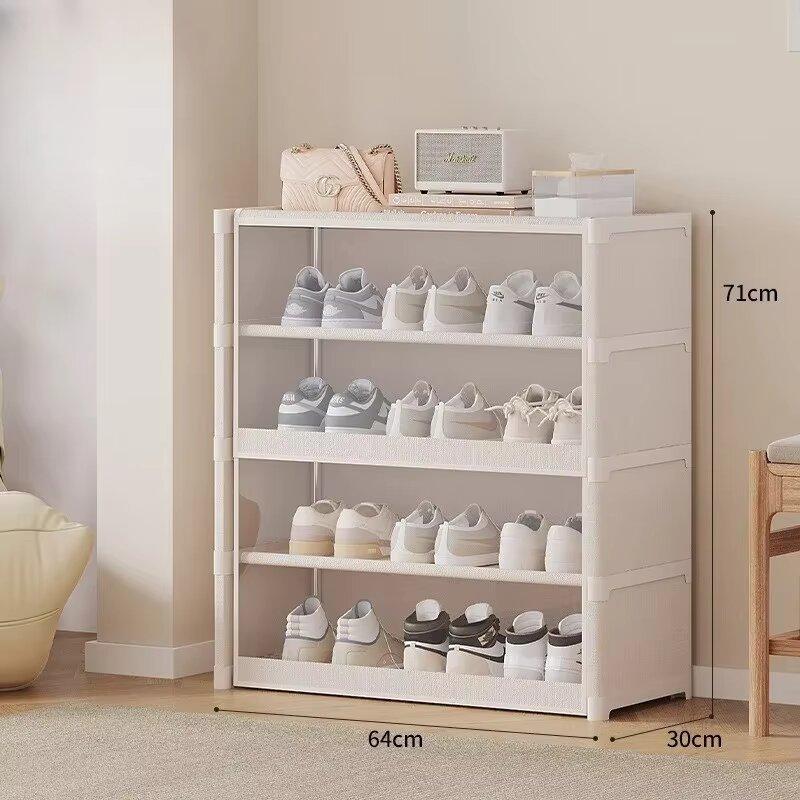 Multilayer Shoe Rack Stackable Shoe Hanger Dormitory Door Storage Rack Storage Shoe Cabinet Assembled Shoe Hanger Save Space
