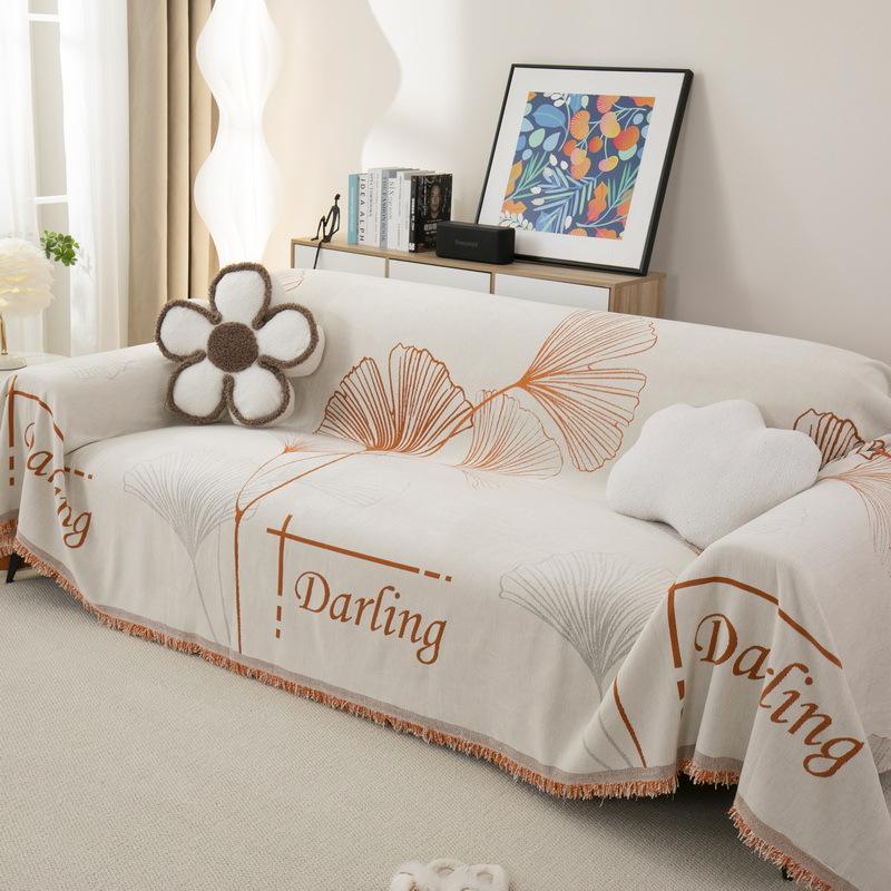 Anti-cat Scratch Sofa Towel, Universal for All Seasons, Simple Ins Style Sofa Cover Cloth, Full Cover Sofa Cover, Dust-proof Sofa Blanket