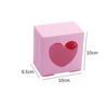 100pcs DIY Paper Box with Window Paper Gift Box Cake Packaging for Wedding Home Party Muffin Packaging