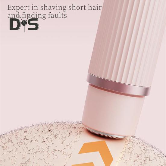 Elektrischer Rasierer für Damen, Doppelköpfe, wiederaufladbar, USB, wasserdicht, tragbar, für Gesicht, Körper, Bikinizone, Arm und Bein, Haarentfernung, Epilierer, Rasierer