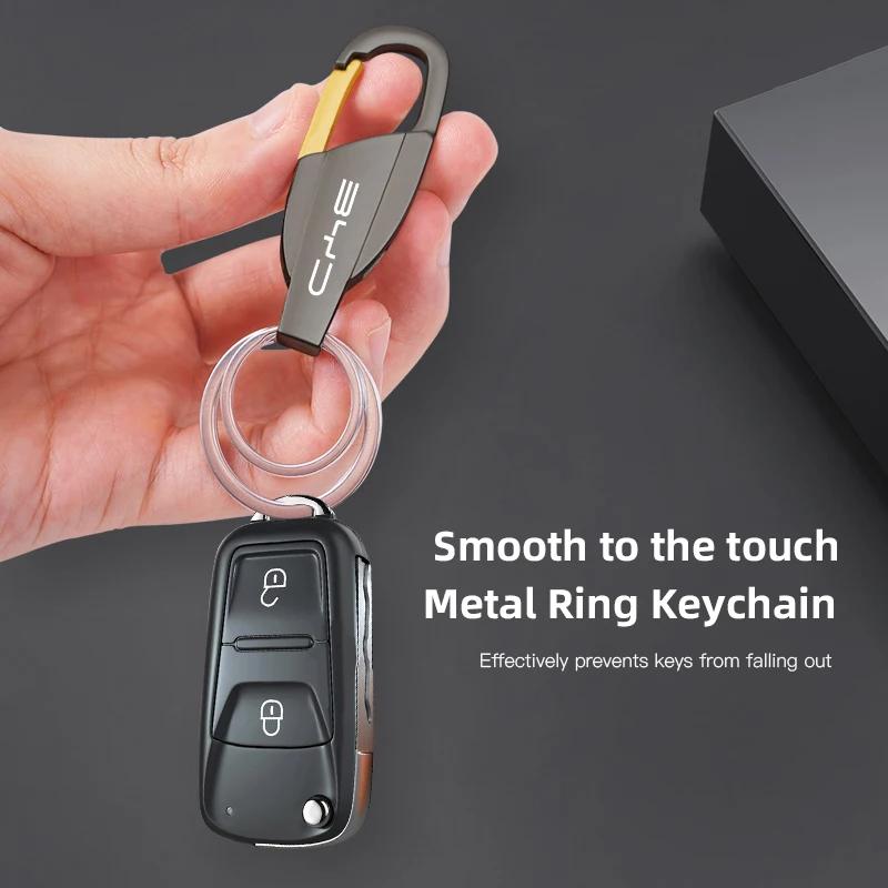 Premium Auto Parts Keyring VXJR Holder for BYD Shark Dolphin Mini Sealion 6 7 Atto 3 Seal U Han Tang Interior Accessories