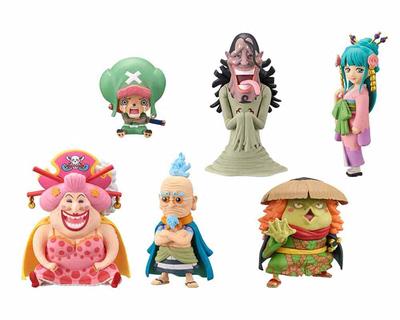 One Piece World Collectable Figure Wano Country 7 Σετ και των 6 Τύπων