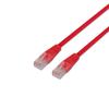 Aisens Patch Cord Network Cable RJ45 Cat.6 UTP AWG24 - 0.5m - 10/100/1000 Mbit/s - Color Red-A135-0237