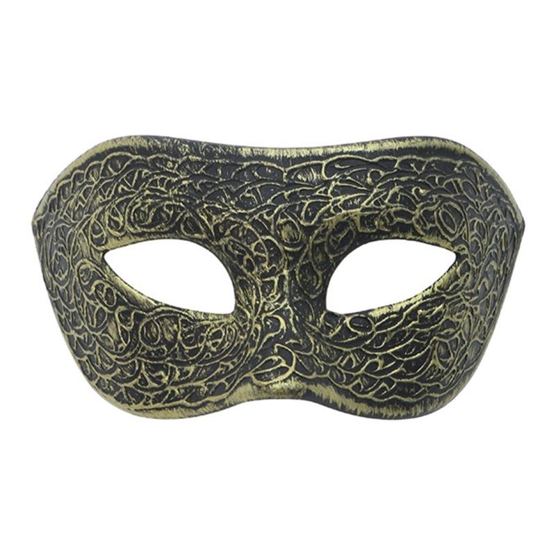 Retro Masquerade Mask Mardi Gras Mask Venetians Party Mask Half Face Mask for Halloween Ball Cosplay Performances Props
