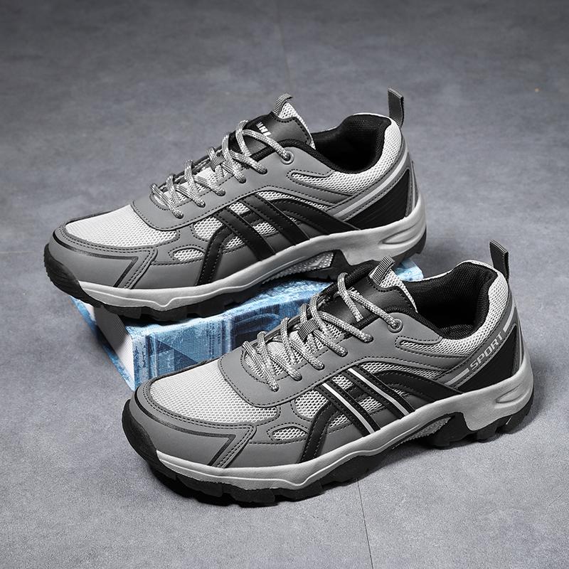 Fashion New Spring Autumn Couple Shoes Fashion Outdoors Sneakers Mesh Breathable Mens Casual Shoes Non Slip Mens Sneakers Plus Size