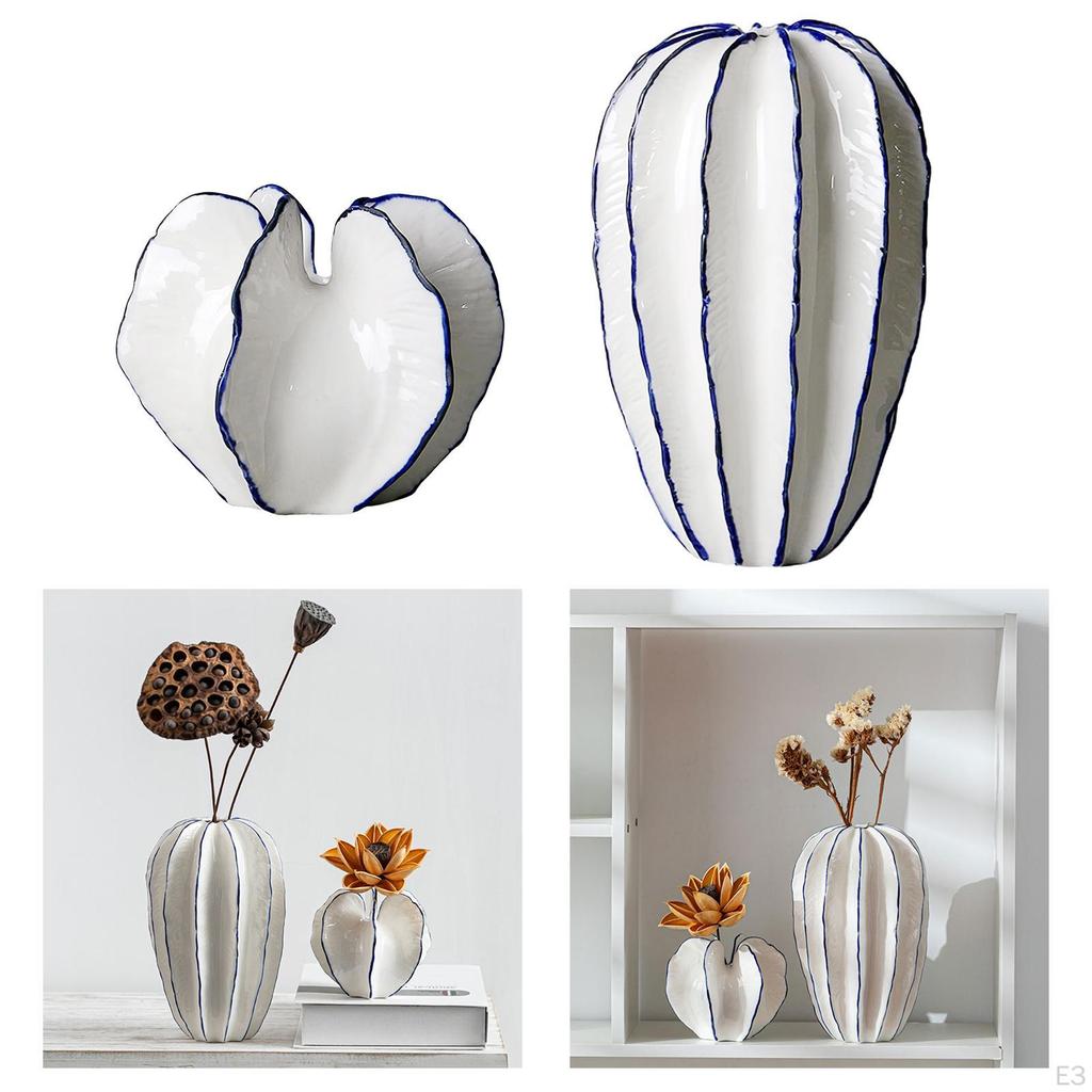 Váza socha karamboly, Simulovaná porcelánová váza s hvězdným ovocem, Umělecké řemesla Květináč pro venkovní použití