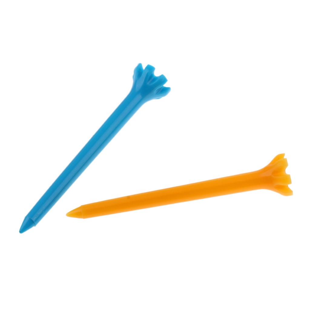 Kurze Plastik-Golftees 68 mm Bunte Kissenoberseite Packung Golf Übungszubehör für Golf Training