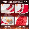 Shoes women's cotton shoes new winter velvet thickened high-top cotton boots waterproof and non-slip lace-up snow boots