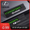 Interior Stickers Car Temporary Parking Card Car Noctilucent Phone Number Plate For FSPORT LBX NX RX 350h 450h ES UX 300e