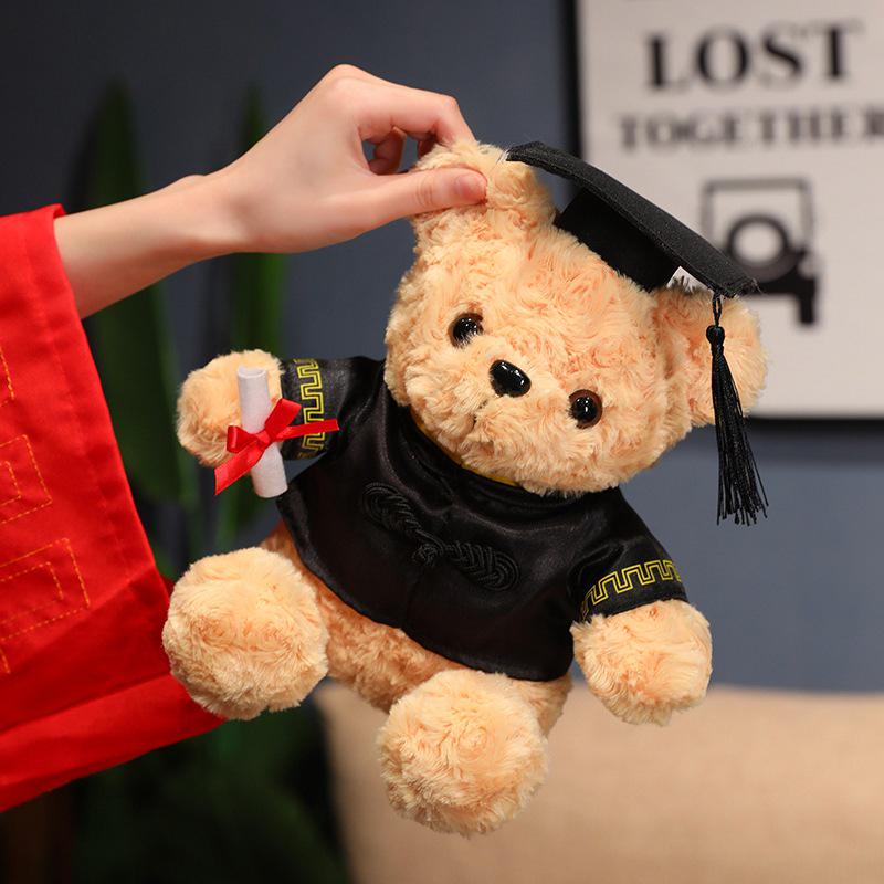 Customizable Graduation Teddy Bear Plush - Student Souvenir Gift