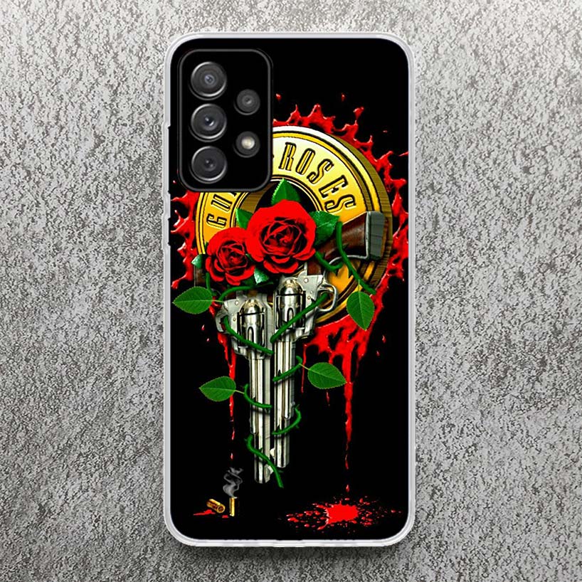Guns N Roses Good Time Phone Case For Samsung Galaxy A15 A55 A14 A54 A13 A53 A12 A52S A25 A24 A35 A34 A23 A33 A22 A32 A04S A03S