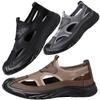 Summer Breathable Men's Sandals Baotou Hollowed Out Mesh Shoes Outdoor Non-slip Lightweight Sports Casual Sneakers Shoes