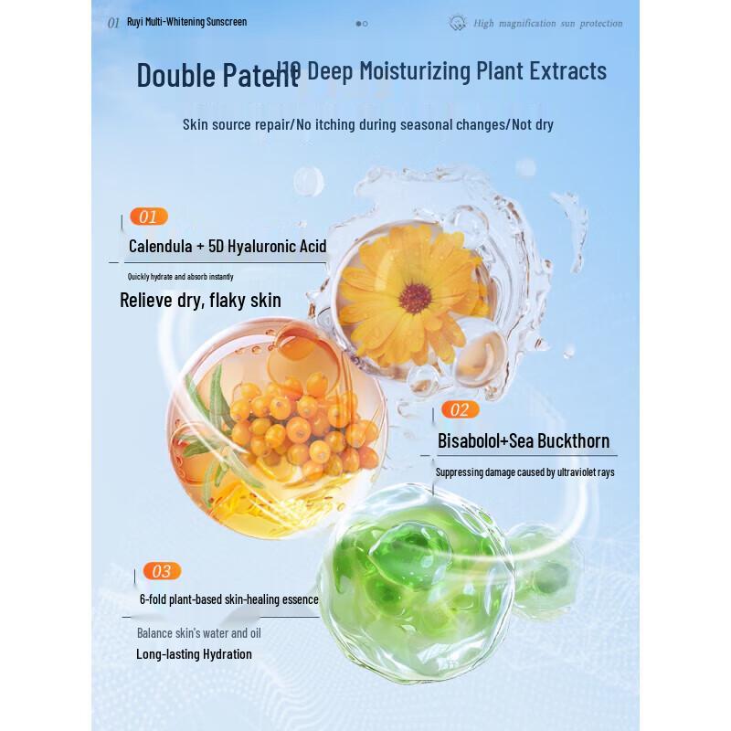 RUYI SPF50+ PA++++ Whitening & Brightening Sunscreen