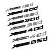 3D Nuovo Xdrive 20d 30d 35d 40d 50d 20i 25i 30i Emblema Parafango Auto Adesivo Targhetta Baule Per BMW X1 X3 X4 X5 X6 X7 Logo Accessori
