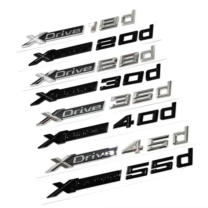 3D Nuovo Xdrive 20d 30d 35d 40d 50d 20i 25i 30i Emblema Parafango Auto Adesivo Targhetta Baule Per BMW X1 X3 X4 X5 X6 X7 Logo Accessori
