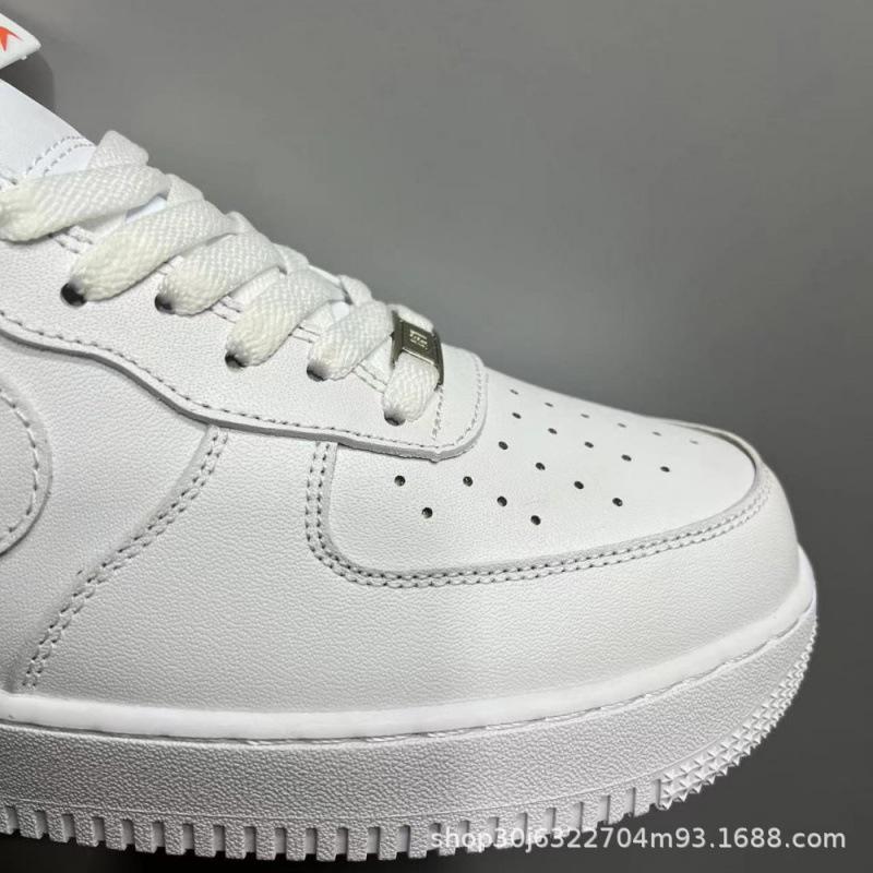 High Version AF Air Force One Pure White Pure Black Low-top Board Shoes Men's and Women's Casual Sports Shoes Vulcanized Bottom