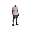 Under Armour Rush Seamless Geosport Solid Logo Sports Crew Neck T-Shirt Men Tops Lime-White 1370441-279