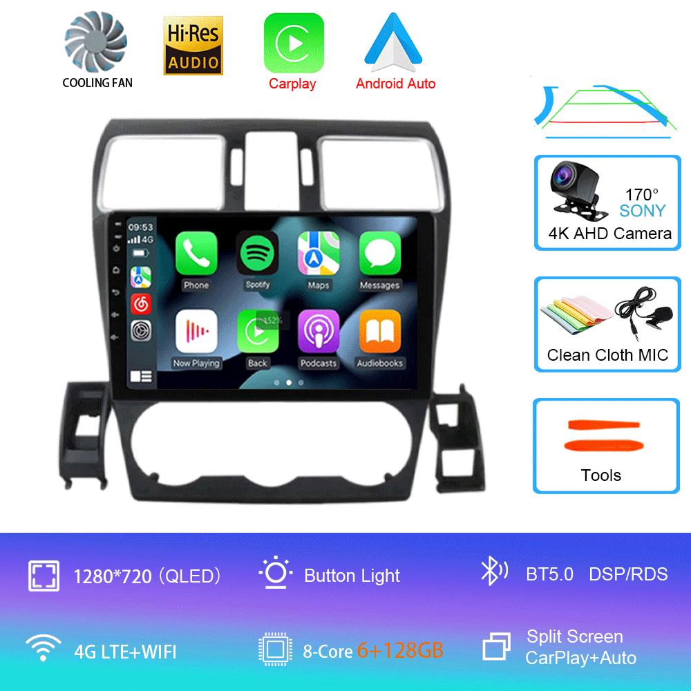 Android 14 Radio For Subaru Forester 4 SJ XV WRX 2012 - 2018 Carplay Stereo GPS Navi Video Playe Car Multimedia 2din Carplay DVD