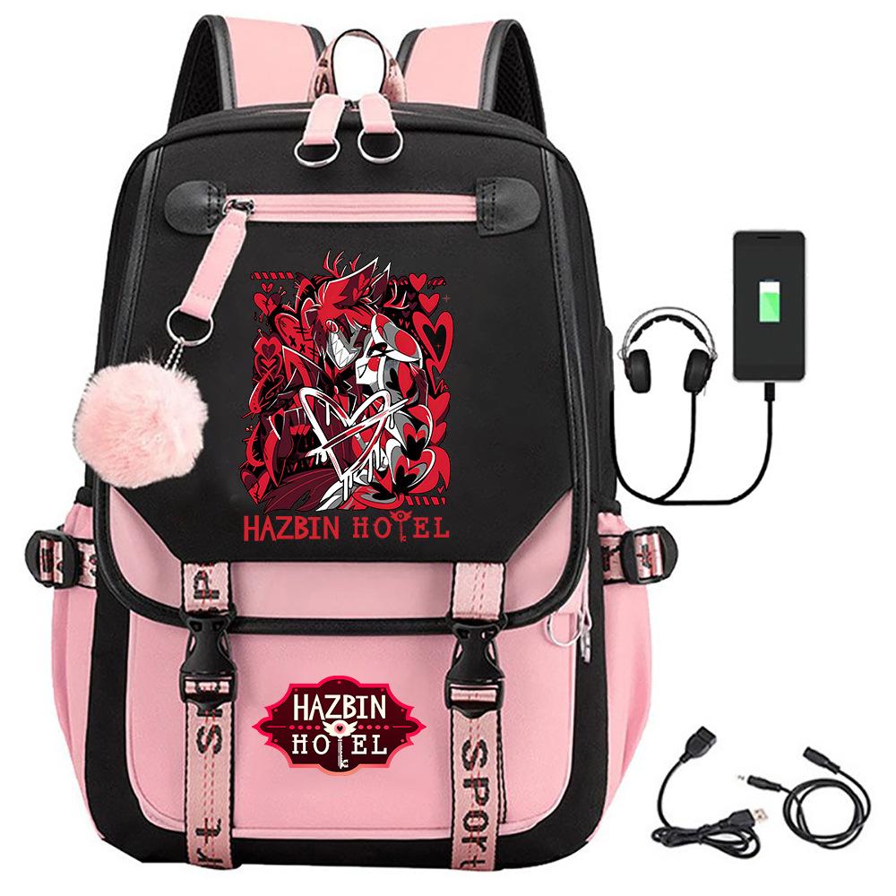 3-delige Schoolrugzakset voor Studenten Grote Capaciteit Oxford Stof Schooltas met Schouderband en Etui one size