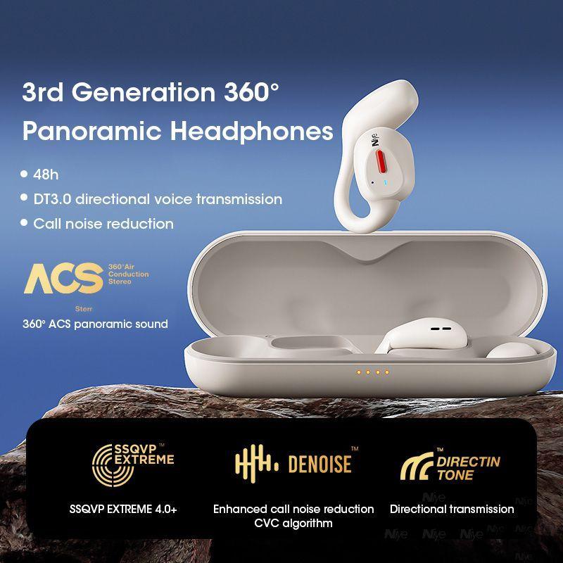 

Умная гарнитура с шумоподавлением Niye Bluetooth-наушники HiFi стерео беспроводные наушники спортивные наушники ENC TWS с микрофоном HD Call