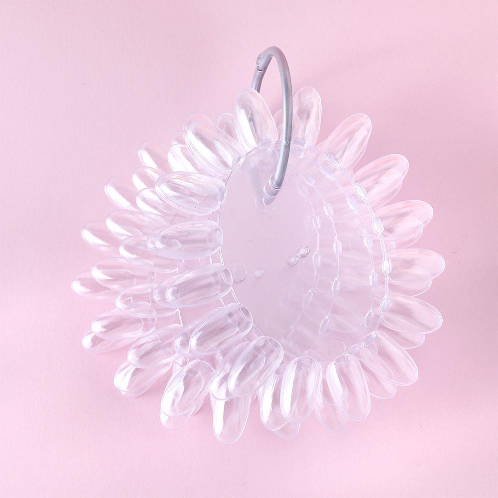 Nail Art Tips Display Wheel Nail Art Polish Color Card Nail Art Practice Display DIY Display Tool