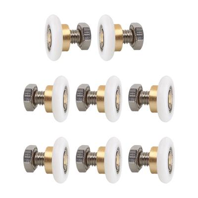 Smooth Sliding Nylons Roller Wheel Featuring Quiet Operation Bathroom Roller for Glass Shower Door