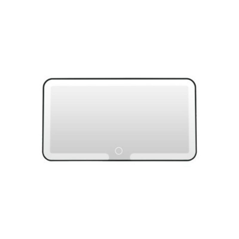 Auto Sun Visors Mounted Vanity Mirror With Distortion Free Reflection And ABS Construction For On The Go Touch Ups