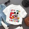 Clothing Girl Boy Digital T-shirt Cartoon Printed Top Summer