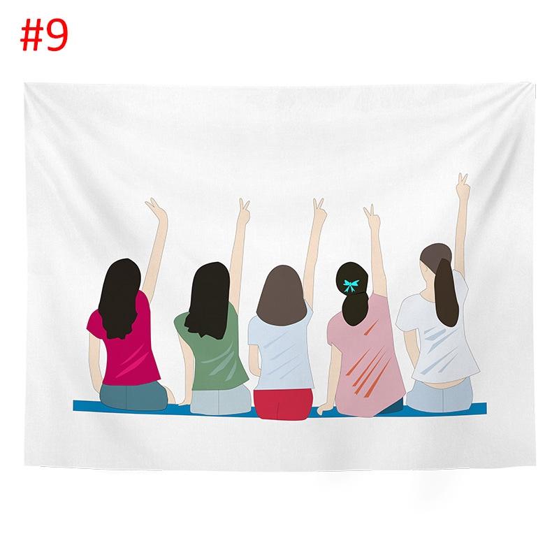 Гобелен настенный фон художественная ткань спальня гостиная домашний декор 100x75cm — фото 7