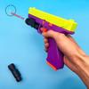 Outdoor Games Soft Bullet Toy Guns Plastic Model Launcher Automatic Shell Throwing Continuous Pistol Fake Gun Adult Boys Gifts
