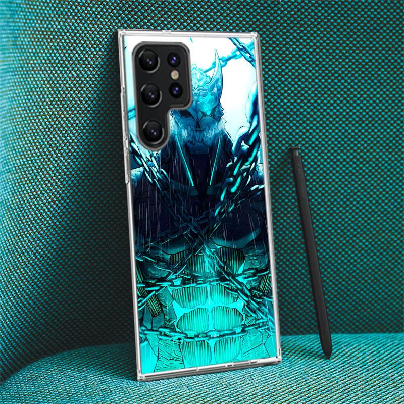 Kaiju No. 8 Anime Capa Phone Case For Samsung S26 Ultra S25 Edge Galaxy S23 S21 S20 S24 FE S22 S10 Plus Cover Clear TPU Shell Co