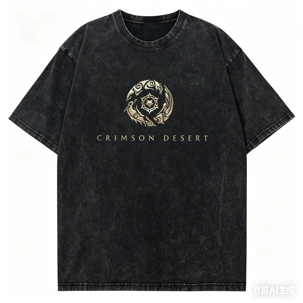 Crimson Desert TShirt Graphic Print Unisex Video Game Tee Cotton