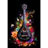 Classic Fashion Instruments Piano Guitar Music Festival Poster Canvas Paintings Wall Art Pictures Music Studio Home Decor