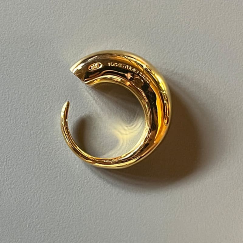 

1064STUDIO HORN R SILVER