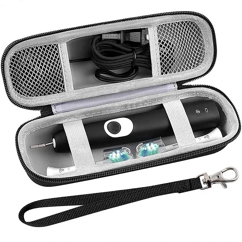 1pc Portable EVA Storage Case Carrying Hard Electric Toothbrush Case Protective Shell Organizer Storage Case Travel Accessories