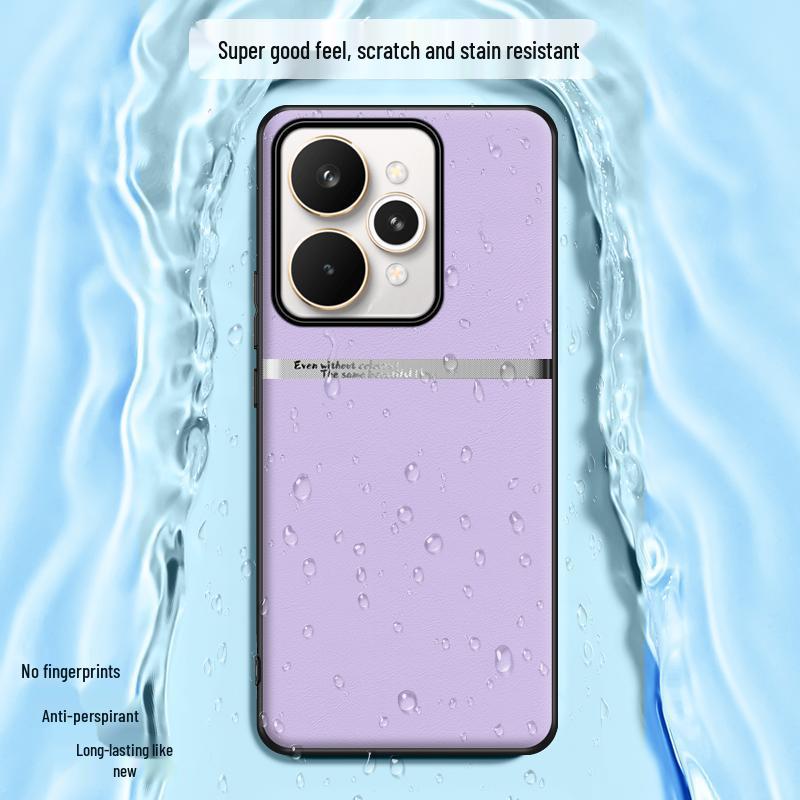 Realme 15 Pro H Liquid Leather Phone Case - Durable, Minimalist, High-End Business Design