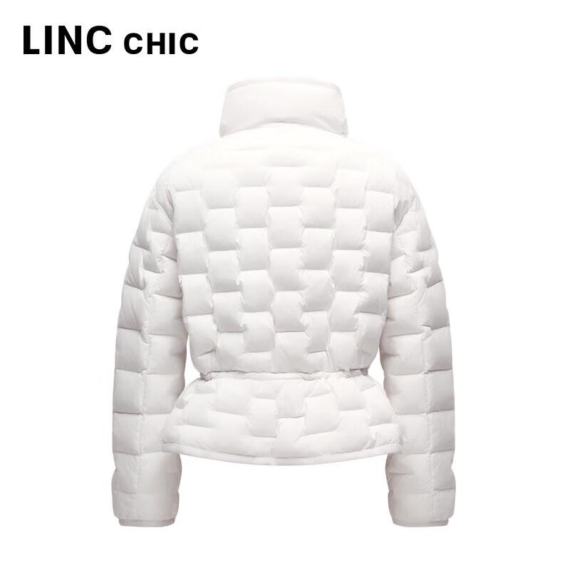 Jinyujie 2024 Herbst Leichte Kurze Daunenjacke für Damen