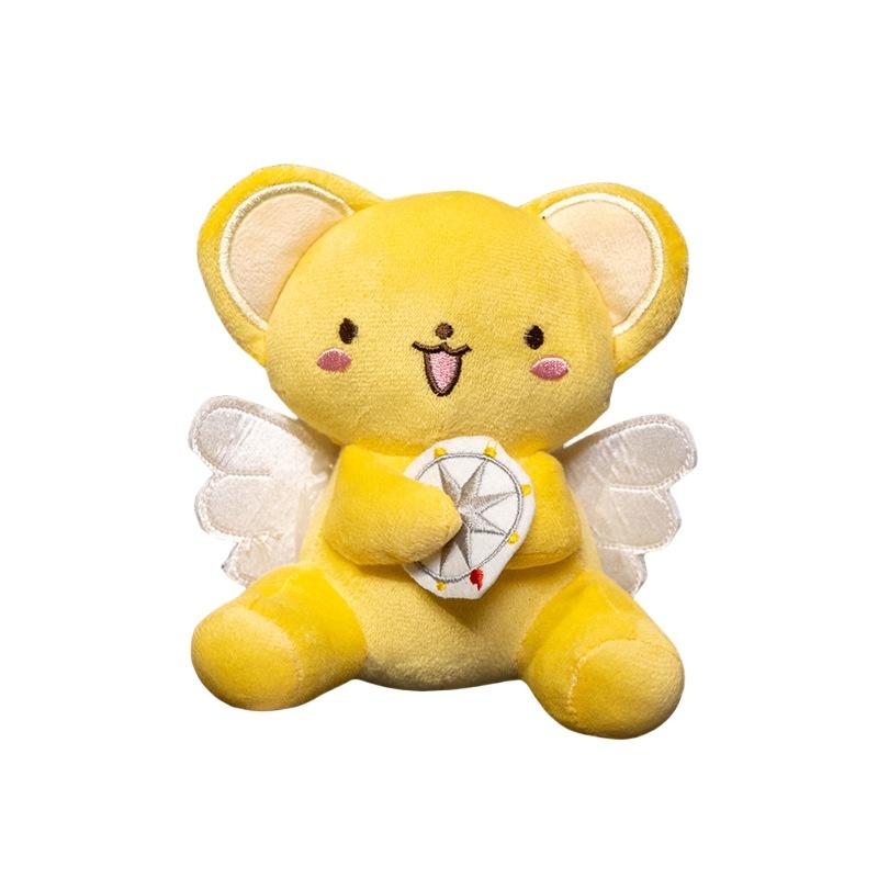 Cartoon Varied Sakura Little Pendant Plush Doll Animation Game Magic Card Girl Keychain School Bag Hanging Decoration