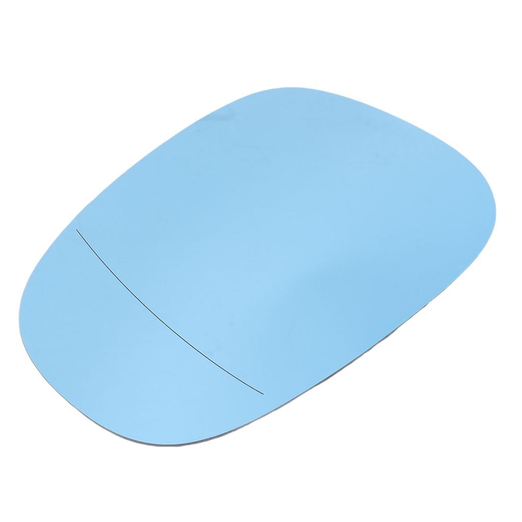 Right Passenger Side Heated Mirror Glass with Backing Plate Blue 51167252894 Rear View Mirror Glass Replacement for E90