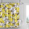 Home Shower Curtains Bathroom Decora Waterproof Fabric Non-slip Bathmat Water Absorption Curtain Modern Nordic Simple Plant