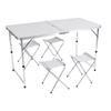 1Pcs Portable Folding Table Height Adjusted Aluminum Alloy Foldable Desk Backpacking Outdoor Furniture For Rv Garden Camping