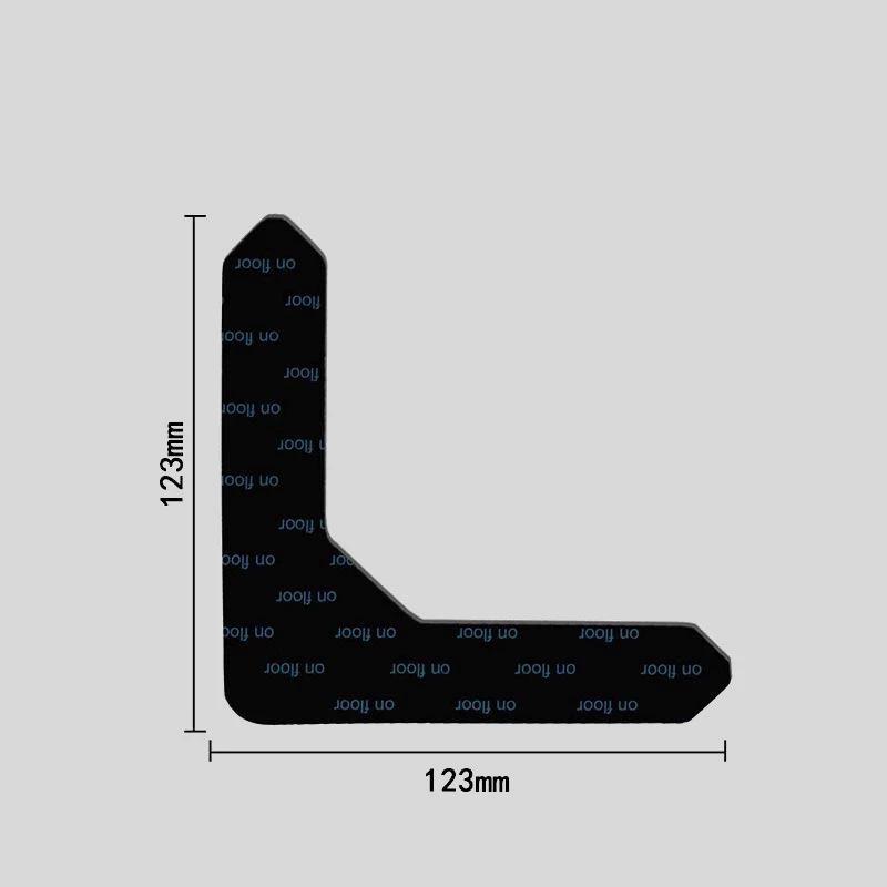 Traceless Anti-slip Carpet Stickers: Washable, Strong Adhesion, No Residue, Various Sizes, Trapezoidal & L-shaped