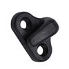 Nylon Kayak Lashing J Shape Hooks Replacement Black With Flat Head Screws