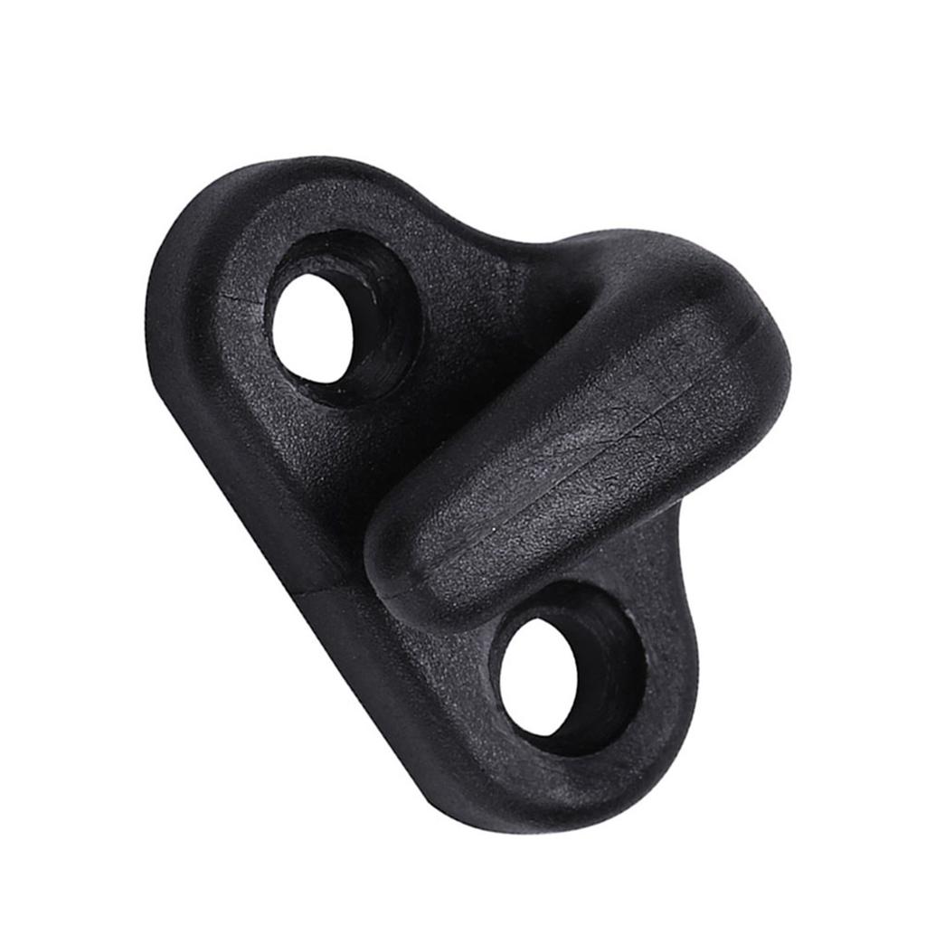Nylon Kayak Lashing J Shape Hooks Replacement Black With Flat Head Screws