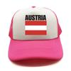 Cappellino da Baseball Bandiera Austriaca Fresco Estivo Unisex Rete Traspirante Cappello per Fan del Paese Cappellino Trucker Unisex Cappellini in Rete Traspirante per Esterno