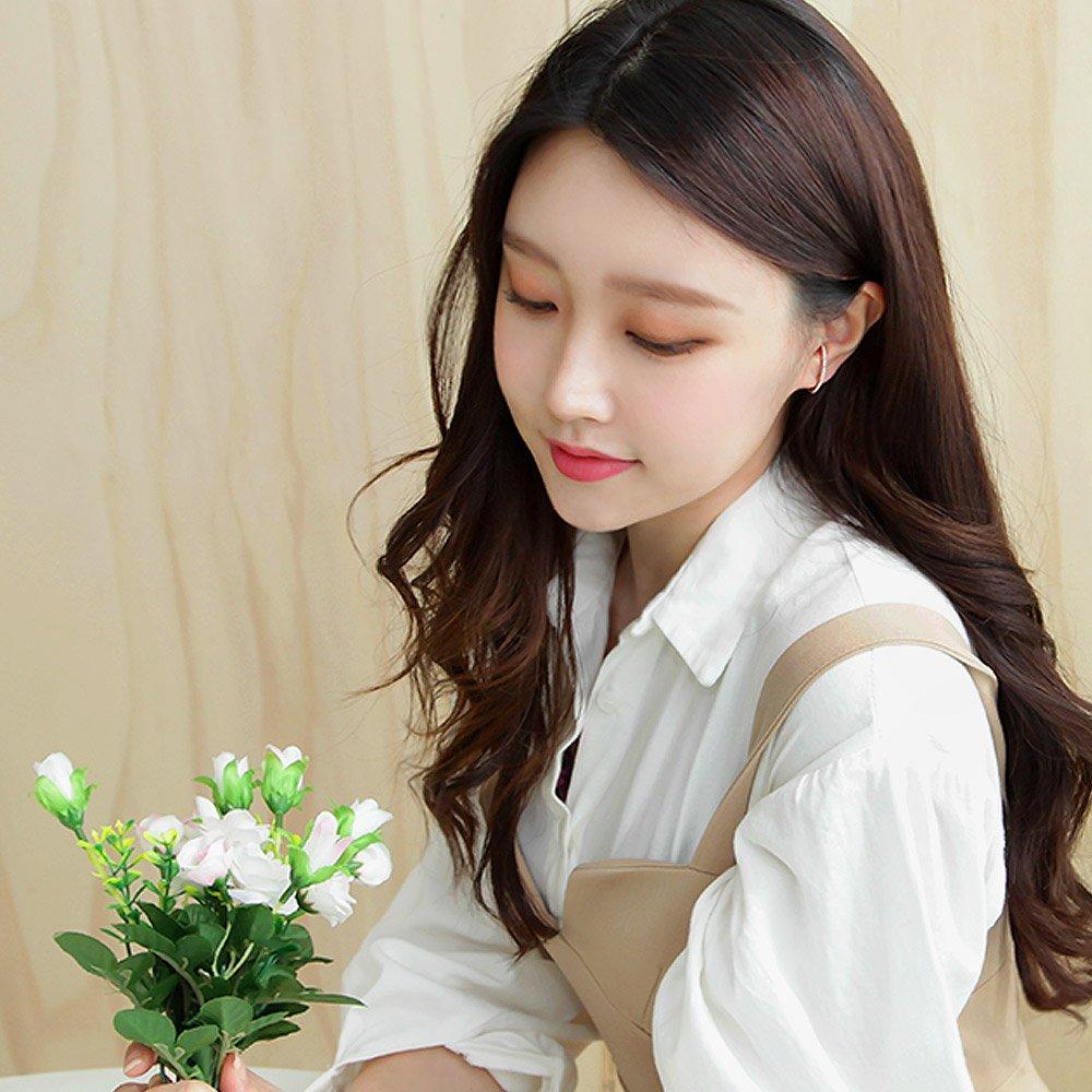 [1+1] Surgical Piercing Cubic Half Ring 3 types, choose 1, sell one side