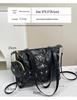 Stylowa Haftowana Kwiatowa Torba Crossbody 2025 - Torebka w Koreańskim Stylu z Pojedynczym Paskiem na Ramię, Mała Okrągła Torebka