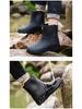 Men's Low-Top Non-Slip Waterproof Rain Boots for Fishing, Men/Women/Teenagers Rubber Shoes