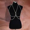 Minimalist Pearl-Style Body Chain Women Beach Party Layered Neck Accessory